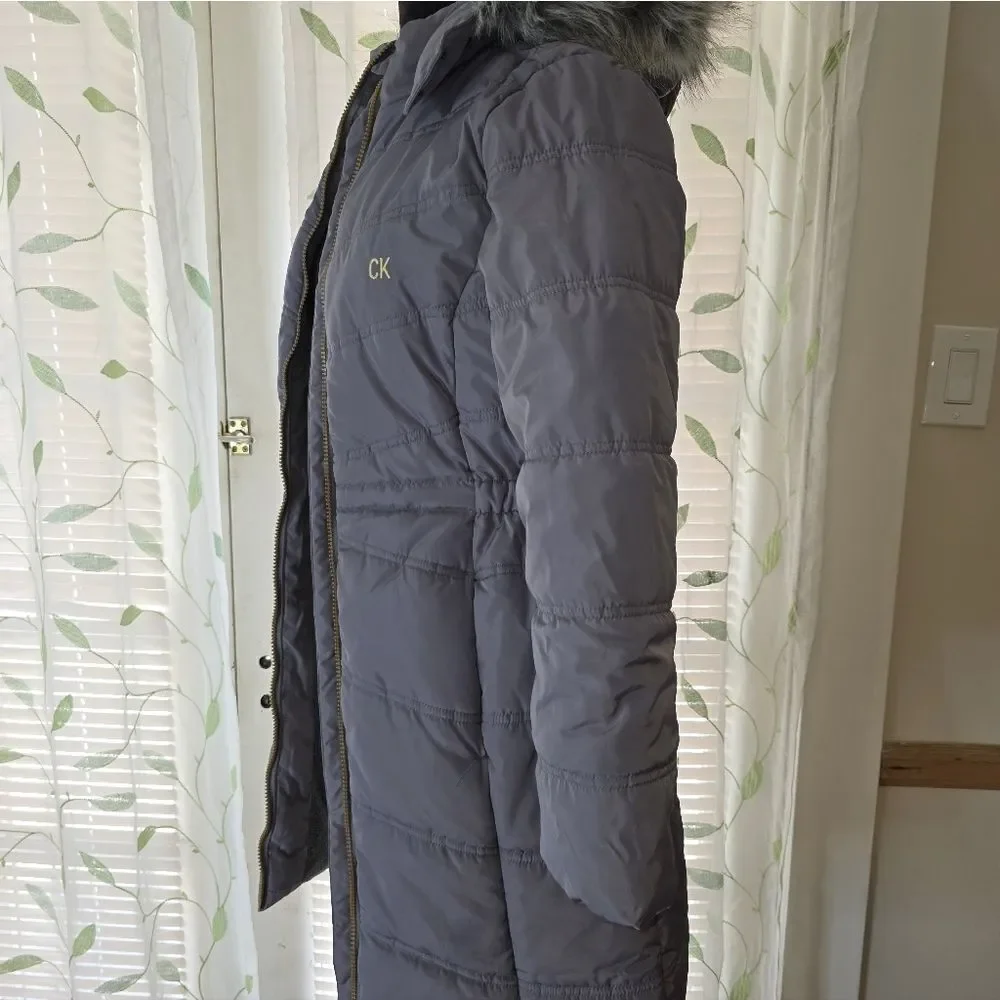 Calvin Klein Girls Aerial Hooded Jacket Size 16